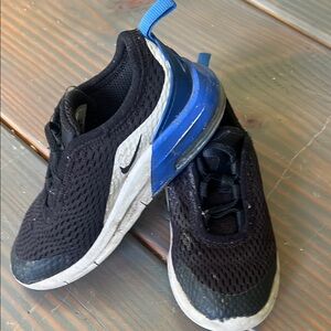 Nike Kids Black and Blue Sneakers